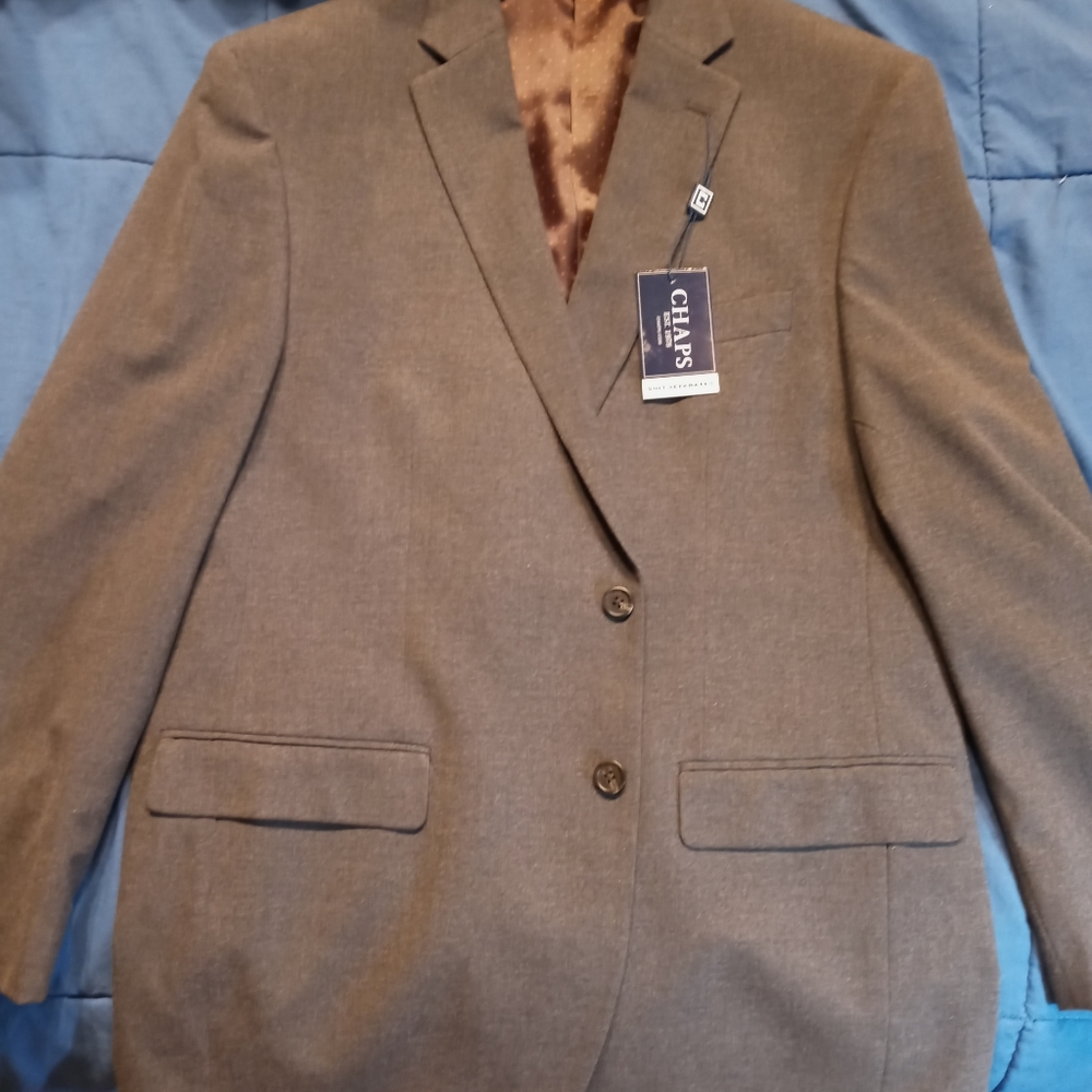Chaps mens 44reg charcoal sport coat